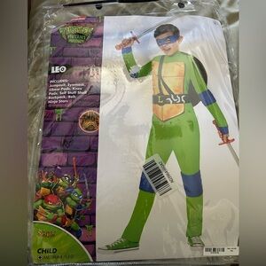 Spirit Halloween kids Leonardo costume size Medium (8-10)